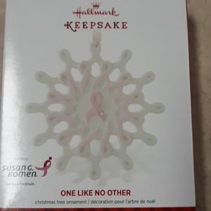 NIB Hallmark Breast Cancer ornament